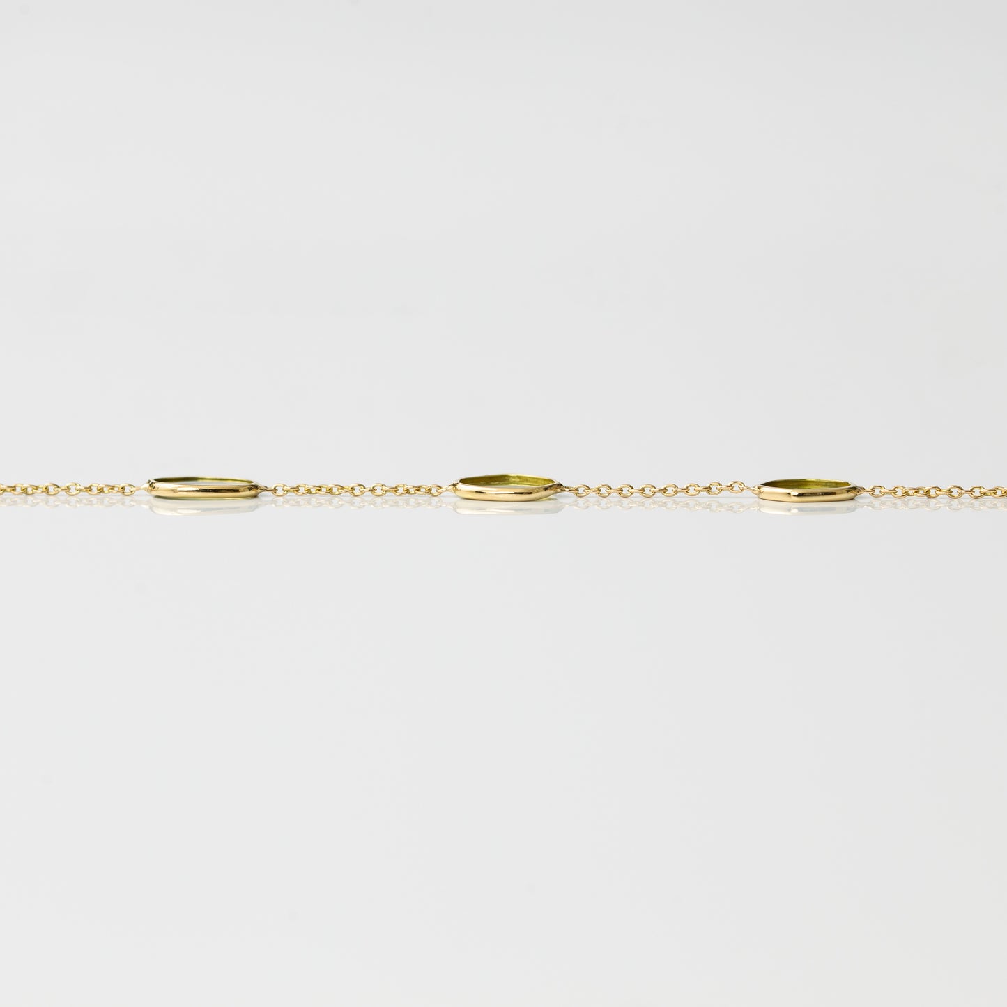 Yellow Slice Diamond Bracelet / K18