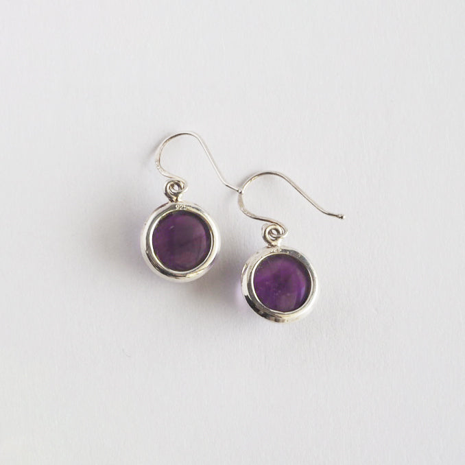 Amethyst Pierced Earrings / Sv925