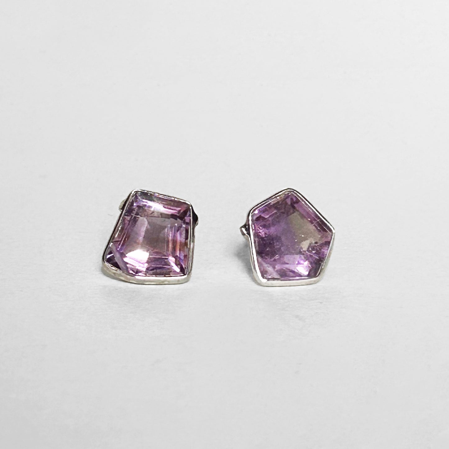 Ametrine Pierced Earrings / Sv925