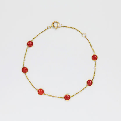 Coral Bracelet / K18