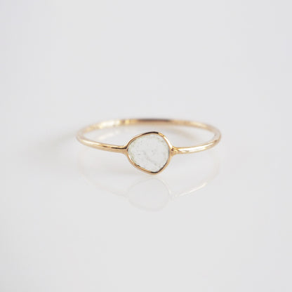 Single Slice Diamond Ring / K18